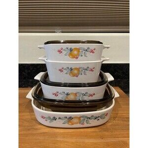 7 piece set abundance Corning ware casserole set